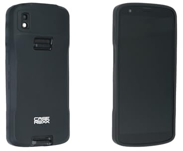 caseroxx MDE-Schutztasche für Zebra TC22 / TC27, schwarz | Robuste Schutztasche für mobile Handheld-Computer im rauen Arbeitsalltag, aus TPU