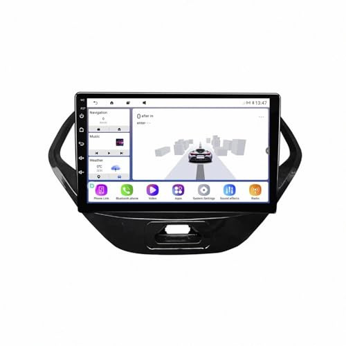 Carplay Screen for Car for Ford FIGO KA 2015-2018 Hd Touch Screen Car Stereo Portable Link Play Music Video Player Siri/Aux/Airplay/Fm/Radio Android, 8 Core 8G+256G