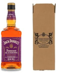 CG94 - Jack Daniel's Tennessee Blackberry 70cl – Whiskey con Liquore alla mora | Confezione Global Dream