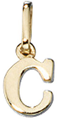 Jobo Anhänger Buchstabe C 333 Gold Gelbgold Buchstabenanhänger