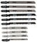 Triton Jigsaw Blade Set 10pce Wood / Metal (959528)
