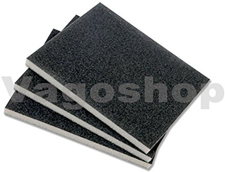 50 Stück Schleifschwämme 100x75x25mm Schleifblock Schleifklotz Korn 80