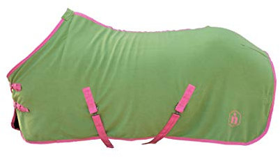 Abschwitzdecke_indira_pro_350g (135 cm, Grün 01 - Pink 01)