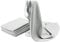ZOLLNER 5er Set Microfaser Gläsertücher, Fenstertücher, 40x60 cm, grau