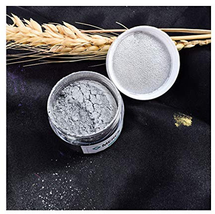 Buwei 5g Comestible Flash Glitter Or Argent Poudre pour Décorer Gâteau Alimentaire Biscuit Argent