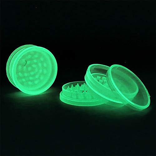 Glow in The Dark Herb Grinder, Three Part