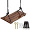 Balançoire Enfant Adulte Bois Siège Arbre avec Accessoire Portique Jeux Jardin Extérieur Max Poids 200kg