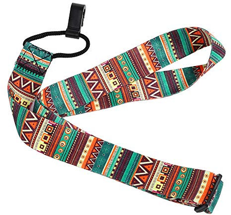 LiebeWH Ukulele Strap Adjustable 19.7-27.6in Nylon Mini Guitar Belt Width 1.1in Universal Ukulele Shoulder Strap With Hook Instrument Accessories