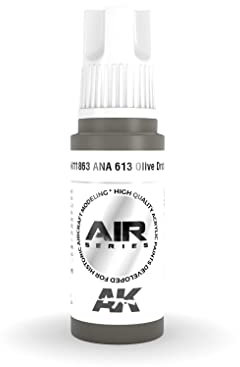 AK Acrylics 3Gen AIRCRAFT AK11863 ANA 613 Olive Drab (17ml)