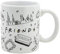 Stor TAZA CERAMICA 325 ml FRIENDS EN CAJA REGALO, 683