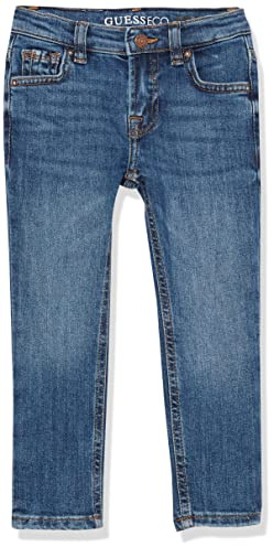 GUESS Boys' 5-Pocket Stretch Jeans, Carry Mid, 10 Years