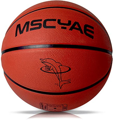 Basketball Größe 5,basketball für kinder,Mini Basketball Größe 3 ideal auf die Jugend Kinderhände,Outdoor basketball Gummi Braun 3