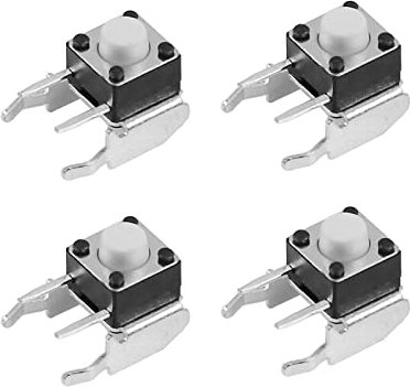 Pack 4 for XboxOne Bumper LB RB Micro Contact Switch Buttons Replacement Original, Compatible with for Xbox 360 / One Wireless Controllers, New Left & Right Touch Button Repair Repair Parts