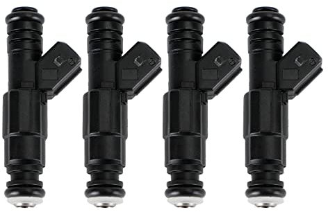 Auto-Benzin-Einspritzdüsen Für Mercedes Für Benz W124 R129 W140 W202 W210 4 STÜCKE Auto Hochohmige Düse Kraftstoff Hochohmiges Motoreinspritzventil 0280155821