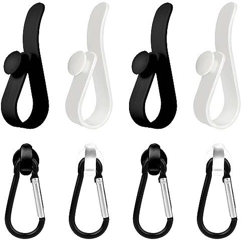 MaehSab 12Pcs Inserts Hooks Accessories for Bogg Bag - Insert Charms Key Holder Attachment, Cup Holder Connector
