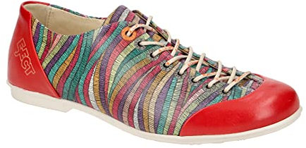 Eject Damenschuhe - sportliche Schnür- Halbschuhe Fluffy 20.930.006 Rot, EU 42