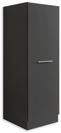LAUNDREEZY Mehrzweckschrank für Waschküche, Anthrazit - Vielseitiger Allzweckschrank mit viel Stauraum - 50 x 162 x 67,5 cm (B/H/T)