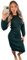 eyes Womens Cable Knitted Pocket Long Sleeve Tie Up Knitted Midi Dresses for Women Party Plain Casual Ladies Winter Jumper Knee Length Dress Bottle Green