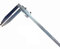 DELURA 0–500 mm x 250 mm Langer Messschieber, robust, mit Messwerkzeug, Lineal