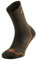 Lurbel Agres Five, Calcetines de lana merino, Calcetin Outdoor, Calcetines térmicos, Calcetin Trekking, Transpirables Sottobosco/Orange - XL