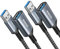 NIMASO Cable Alargador USB 3.0 A Macho a Hembra 1M 2M, USB Extension Cable con Transmisión Ultrarrápida de 5 Gbps para Lector de tarjetas, Cámara, Disco Duro Externo, Impresora, Ratón, Teclado