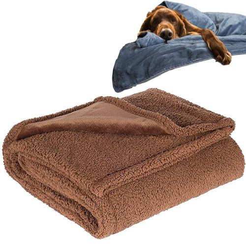 Loveblanket - The Waterproof Blanket, Waterproof Pet Blanket for Dog Cat, Love-Blanket for Sofa Bed Couch Sofa, The Pet Waterproof Blanket (39 in x 57 in,Brown)