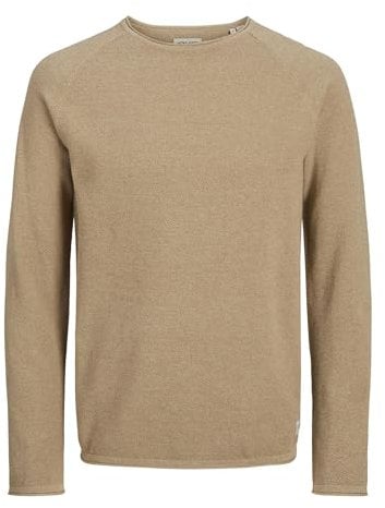 JACK & JONES Male Strickpullover Einfarbig Strickpullover