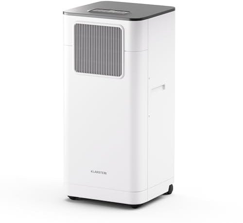KLARSTEIN Condizionatore Portatile con Tubo, 3-in-1 modalità Raffreddamento/Deumidificazione/Ventilazione, 7000 BTU, Controllo Intelligente Via App e Voce, R290, Timer 24 Ore, Classe A, Fino a 32 m²