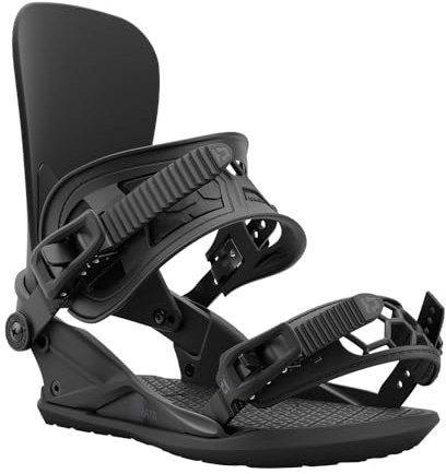 Union Strata - Fijaciones para tabla de snowboard, talla M de EE. UU. para hombre 8-10, color negro