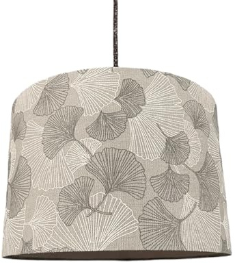 Lampenschirm Ginkgo aus Baumwollstoff