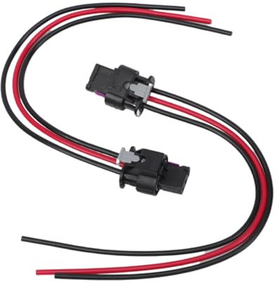 Anlseiod 2 Stück 3-poliger Parksensor Stecker für Audi A3 A4 A5 A6 Seat Altea Leon Ibiza 4 Skoda Fabia Superb O.ctavia 4F0973703 Stecker Parksensor Kabelbaum Adapter 4H0973703