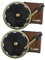 OUNONA 2sätze Retro Vinyl Record Aromatherapie Auto-luftauslass Clip Für Innendekoration Duftspender Für Fahrzeug Mit Einfacher Installation Und Vielseitiger Kompatibilität