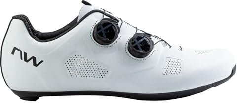 Northwave Revolution Wide Rennradschuhe – Weite Passform mit Doppel X-Dial SLW3, Morph Carbon Sohle, atmungsaktiv, Road Bike Schuhe