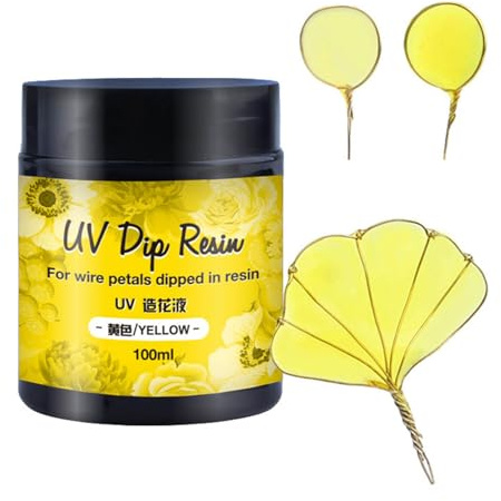 DIP-Harz, transparent, UV-härtende Blumen, flüssige Haarnadel, Ohrringe, Kunstharz, Schmuckherstellung