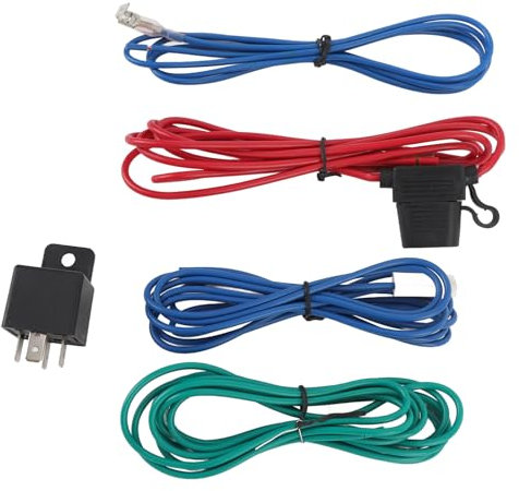 12V Nebelscheinwerfer-Scheinwerfer-Verkabelungssatz, Relais, Hohe Zähigkeit, Langlebig, für Auto, LKW, Sicherheit, Fahrzeug