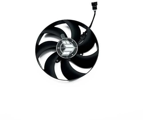 ASUS TUF Gaming RTX 4080 4090 OC Series Replacement Fan for ASUS Graphics Cards, Air Cooling, 90mm, 12V, 7-Pin Graphics Card Cooler, VGA Card Replacement GPU Fan (Fan A (4 Pin))
