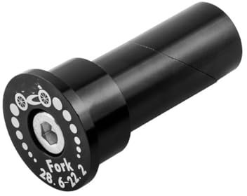 HOUSON Klappradlenker Vorbau Adapter, Aluminium Fahrradlenker Adapter Faltrad Adapterhülse für Gabelschaft 22,2/25,4 auf 28,6mm für Klapprad/Folding Bike Vorbauten 22,2mm