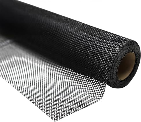 BLACK-CAT Ultralight Antirutschmatte 10.000×800×1,3 mm – rutschhemmend, zuschneidbar, Ultraleicht, temperaturbeständig, für Regale, Schubladen, Werkstatt, Haushalt & Logistik