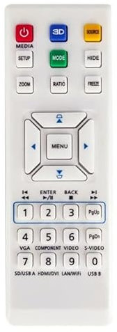 Fernbedienung für E-26091 E-26171 E152D EV-S60H Beamer-Fernbedienung Verschleißfeste Reparaturteile Controller