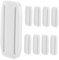 Angoily 8Pcs Power Strip Wall Mount Holder Self Adhesive Fixator for Cable Organization No Drill Installation for Home Office Use Durable and Reusable Power Strips Fixer White