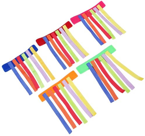 BESPORTBLE 5piezas Juguetes para Tirar De Equipo De Sensorial para Jardín De Infantes Cinturón Elástico para Fiestas De Carnaval y Picnics Al Aire