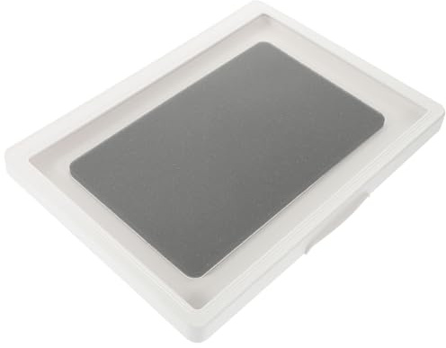Amosfun Support Mural pour Tablette Blanc Rotation 180° sans Perçage, Protection Silicone Étanche et Anti-buée pour Salle de Bain Cuisine