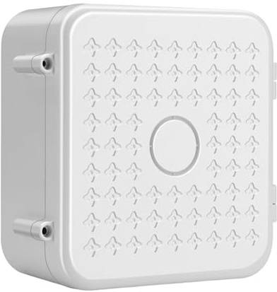 Weatherproof Outdoor Enclosure for Camera Power Supply Strong Housing with Easy Installation and Invisible Cable Storage Outdoor Waterproof Camera Enclosure