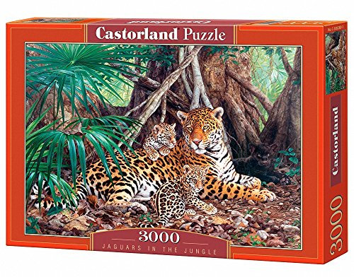 Castorland C-300280-2 - Puzzle Hoselton: Jaguare im Dschungel 3000 Teile