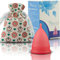 Athena Menstrual Cup One-Pack, Period Cups for Regular to Heavy Flow (Size 2 Large) - Soft Reusable Menstruation Cup - BPA Free Feminine Silicone Cup - Easy to Use and Clean Tampon (Transparent Red)