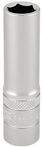 Draper 17544 Metric 3/8-Inch Square Drive Hi-Torq 6-Point Deep 11 mm Socket