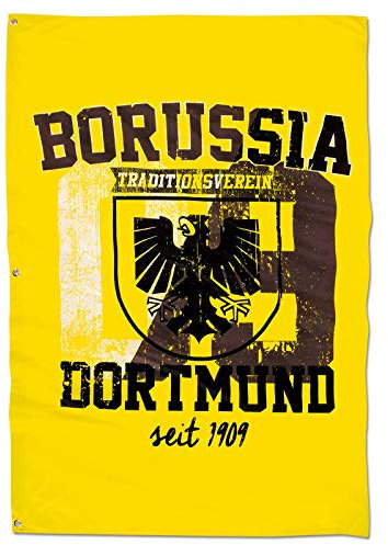 BVB-Hissfahne mit Stadtwappen (150 x 100 cm) one Size