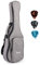Custodia morbida per ukulele con doppia cinghia e 3 plettri per ukelele 66 cm