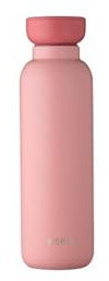 Mepal - Botella isotérmica Ellipse - Botella Agua Termica de Doble Pared - Botella para beber Sobre la Marcha - 12 horas caliente y 24 horas fría - Acero Inoxidable - 500 ml - Nordic Pink