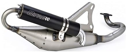 Tecnigas Auspuff Sportauspuff (E-Geprüft) für YAMAHA Aerox, Neos, Jog R RR - MBK Nitro, Mach G, Ovetto - APRILIA SR 50, Rally